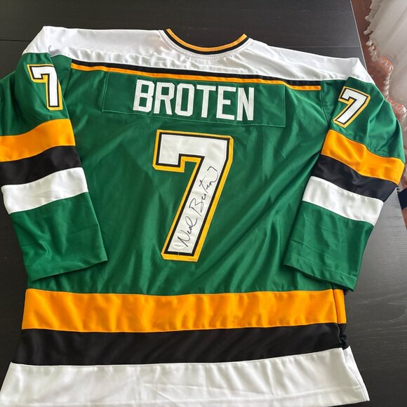 Neal Broten #7 Minnesota North Stars Autographed Total Sports Enterprises XL - Picture 6 of 8